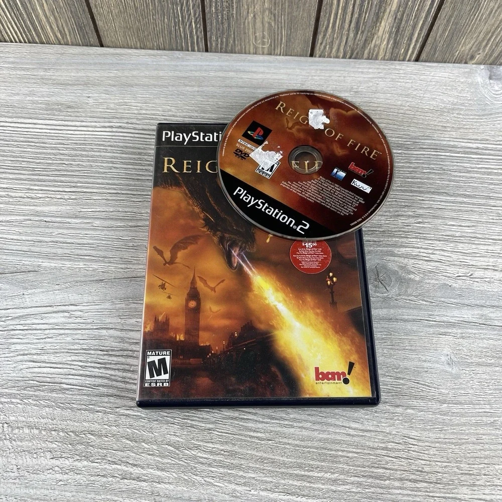 Reign of Fire PS2 Sony Playstation 2 Video Game Tested Working
